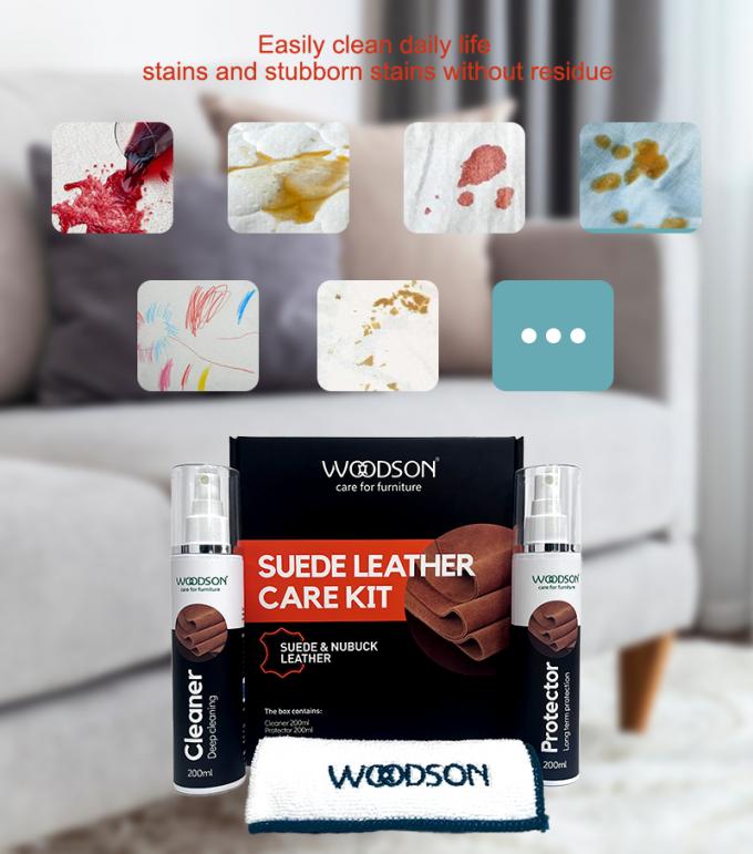 Nubuck & Suede Deri Kanepe Bakım Kütesi Suede Temizleyici Sprey ve Koruyucu Çevre dostu Suede ve Nubuck Temizleyici Kütesi 3