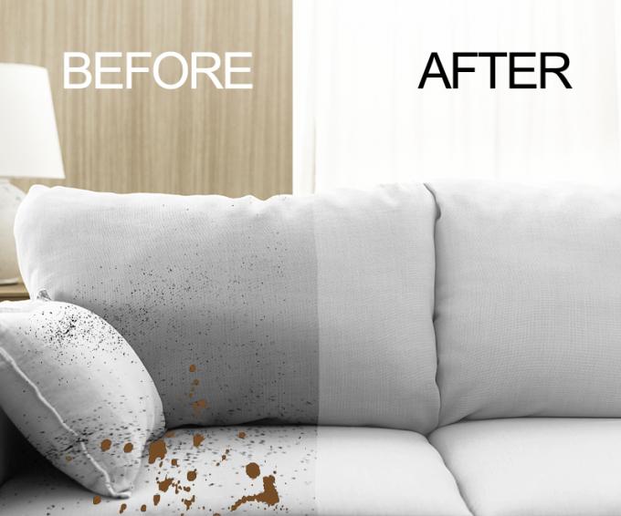 Kumaş Mobilya Bakım Kits Araba Koltuğu Beyaz Kumaş Kanepeler Temizleyici Sabun Sıvı Sprey Kumaş Temizleyici ve Deodorant 4